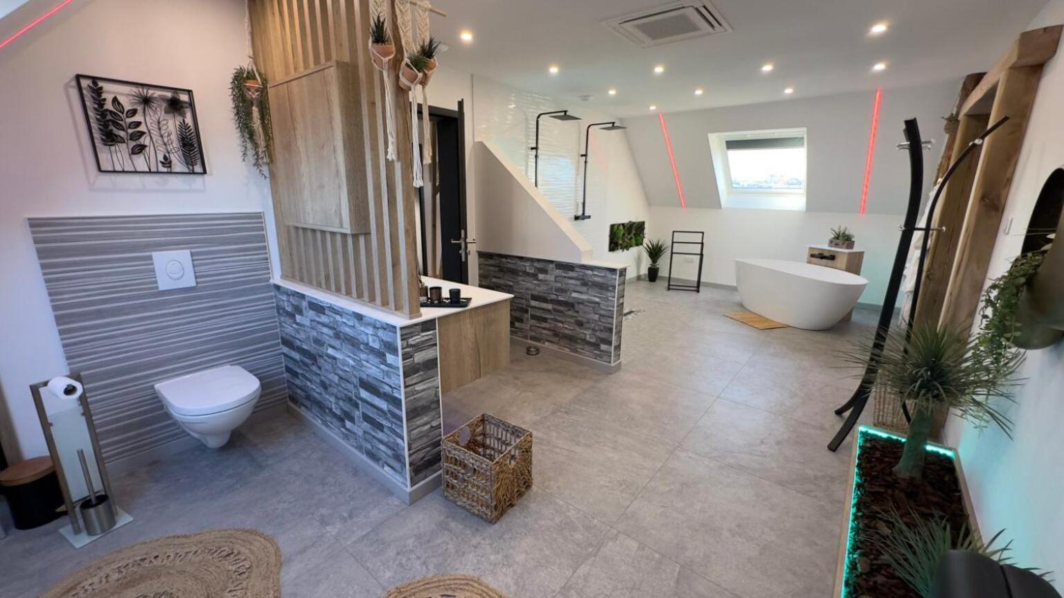 Maison Gite Chez Nounou Sauna Jacuzzi Jardin Arbore Etting Екстер'єр фото