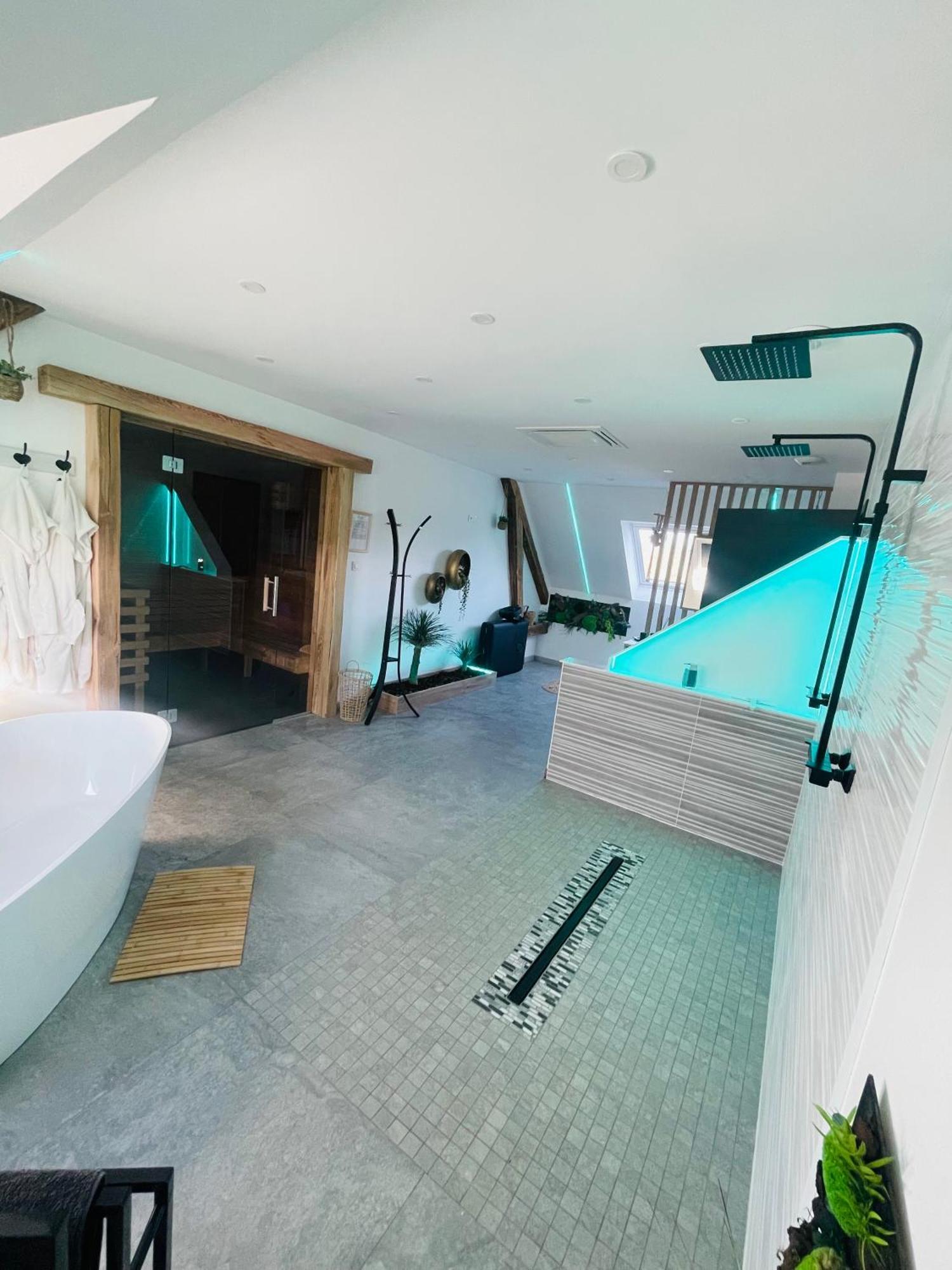 Maison Gite Chez Nounou Sauna Jacuzzi Jardin Arbore Etting Екстер'єр фото